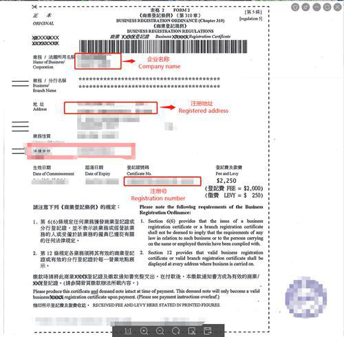 海外热门地区/国家常见主体证件示例